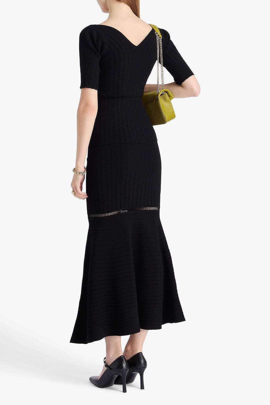 VICTORIA BECKHAM Ribbed-knit top