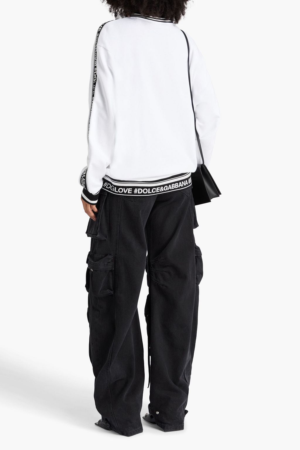 DOLCE&GABBANA French cotton-terry sweatshirt