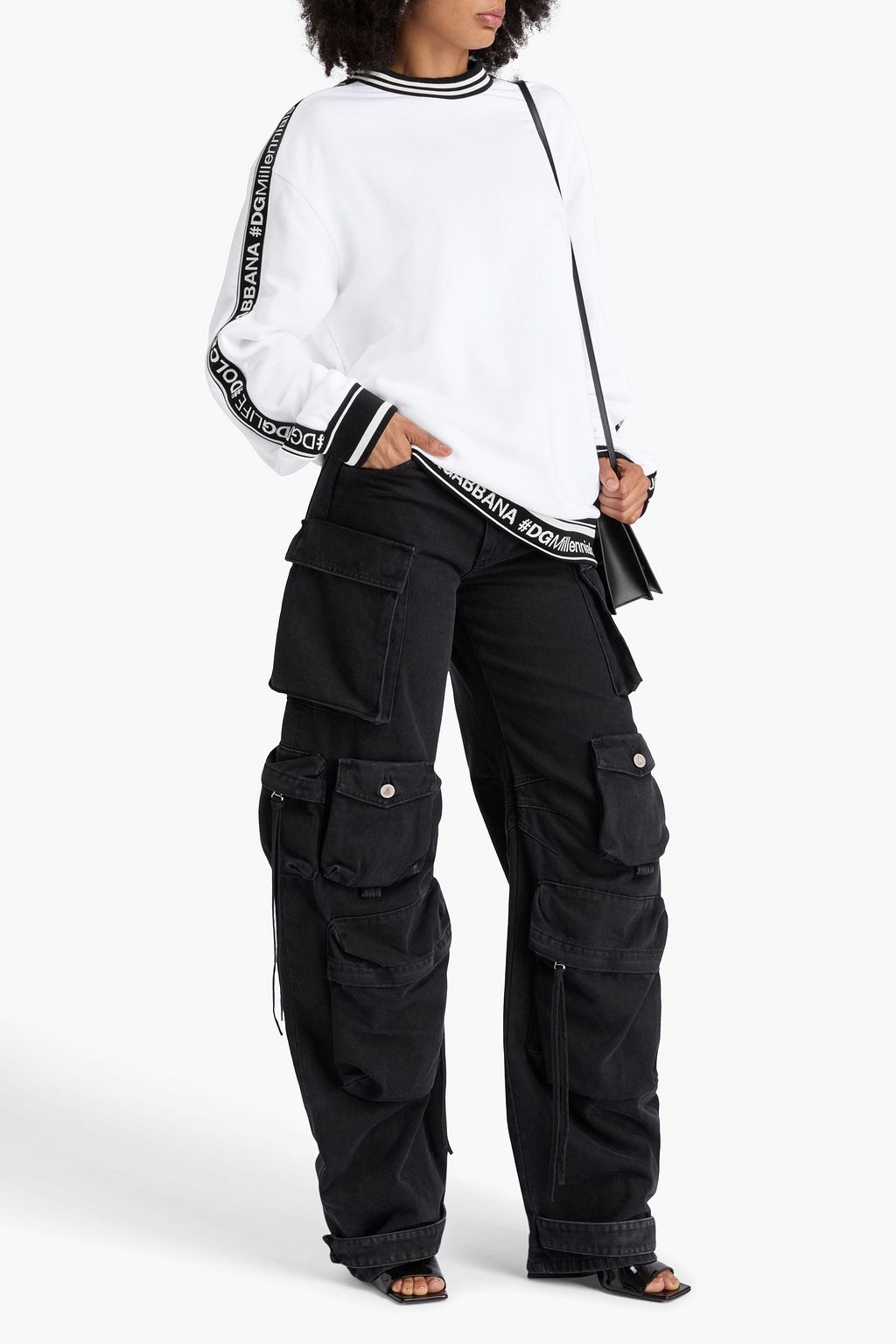 DOLCE&GABBANA French cotton-terry sweatshirt