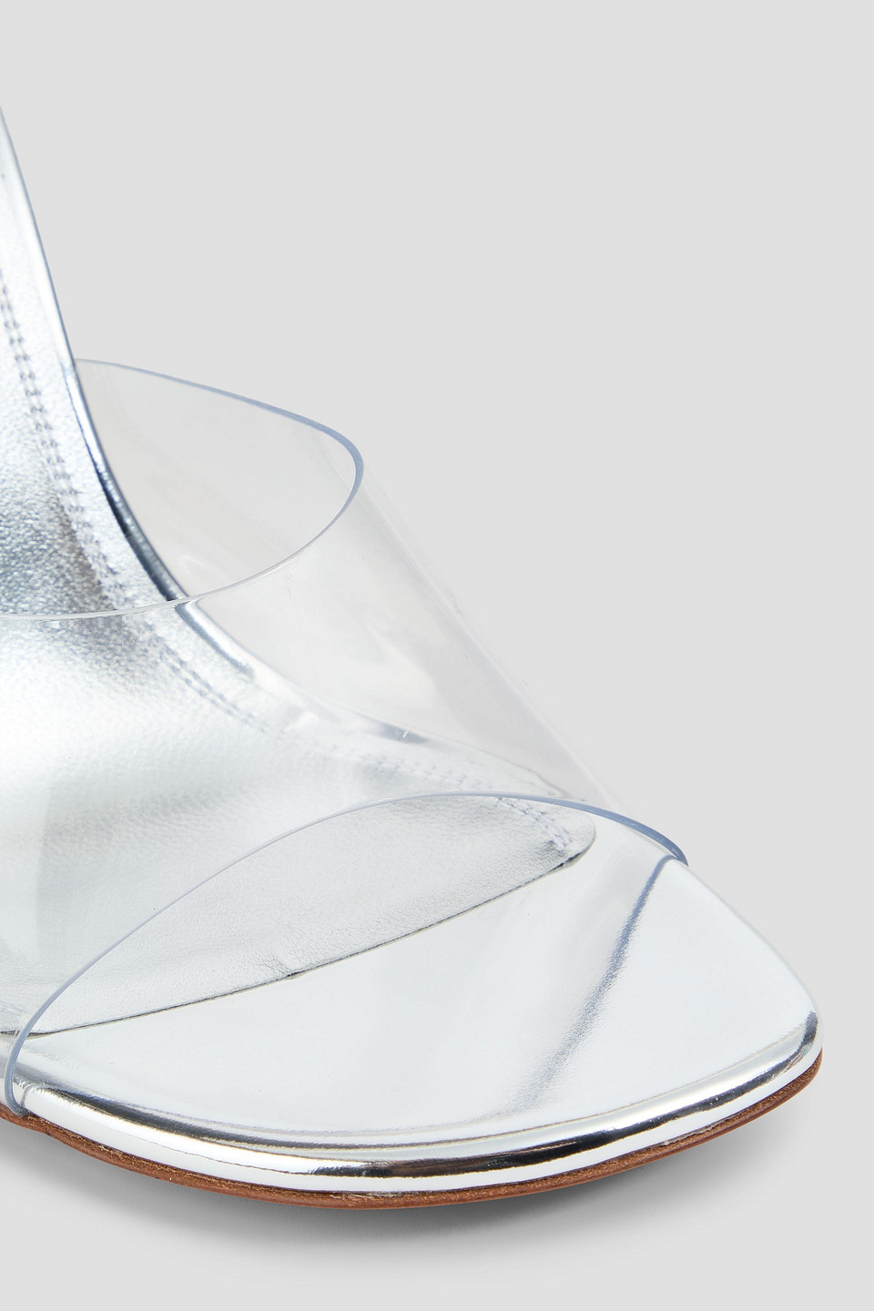 Amina Muaddi Pvc Mules In Multi