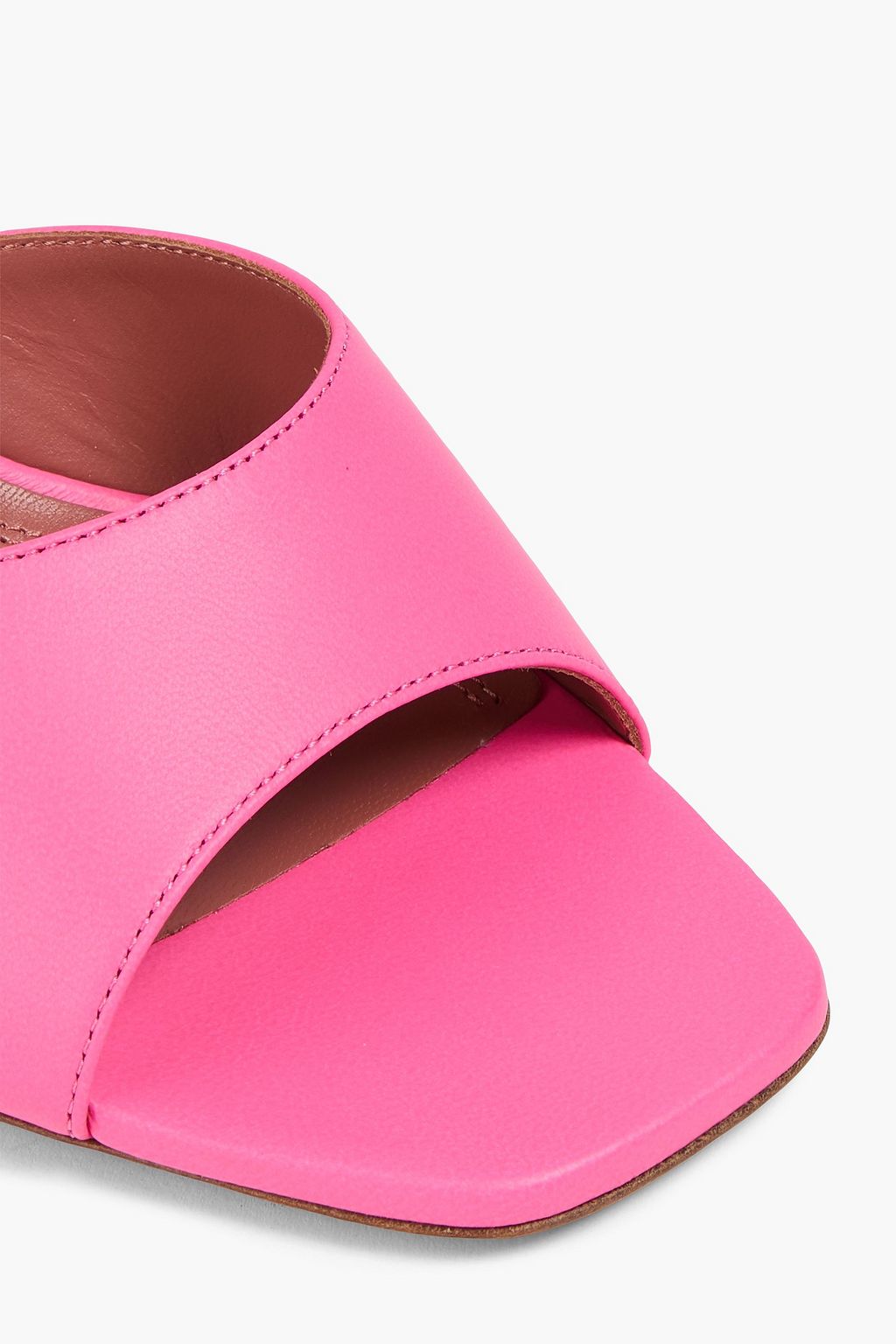 AMINA MUADDI حذاء ميول "لوبيتا" من الجلد