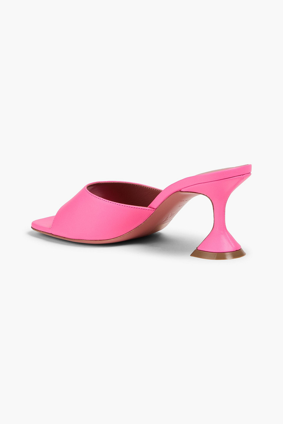 Amina Muaddi Lupita Leather Mules In Multi