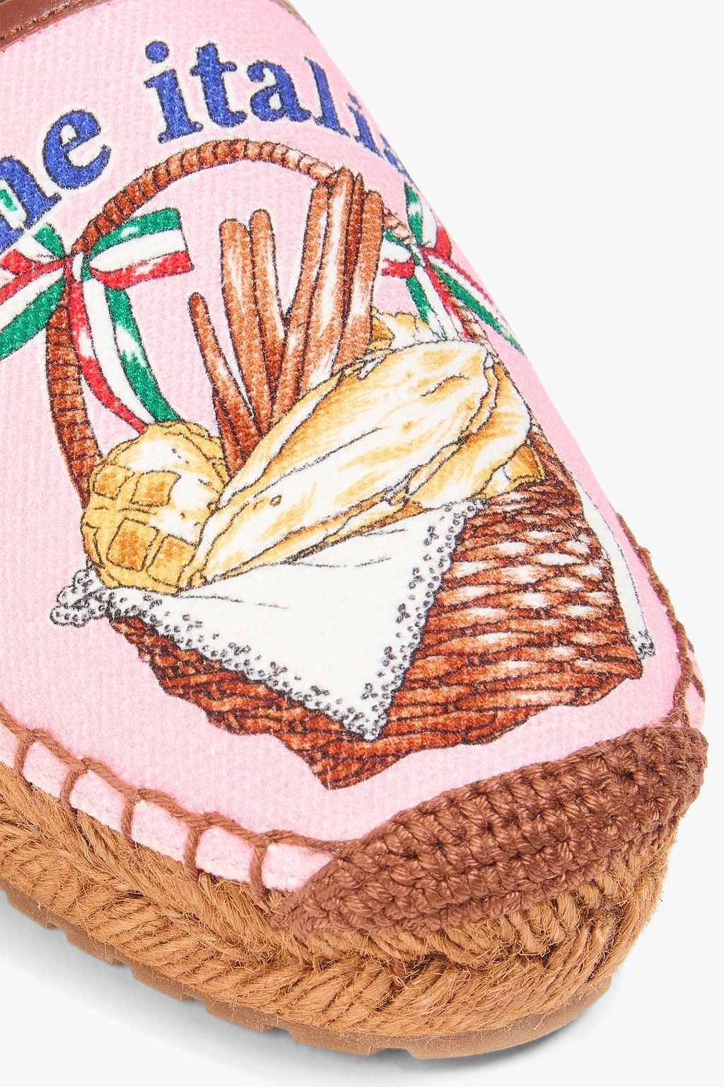 DOLCE&GABBANA حذاء إسبادريل من الكنفا بطبعات