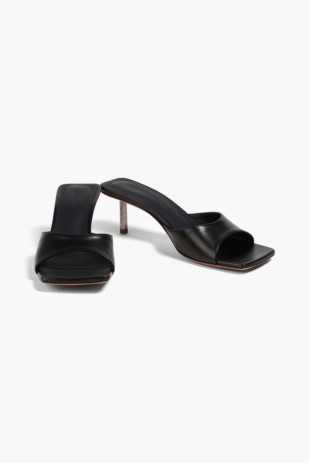 AMINA MUADDI Laura leather mules