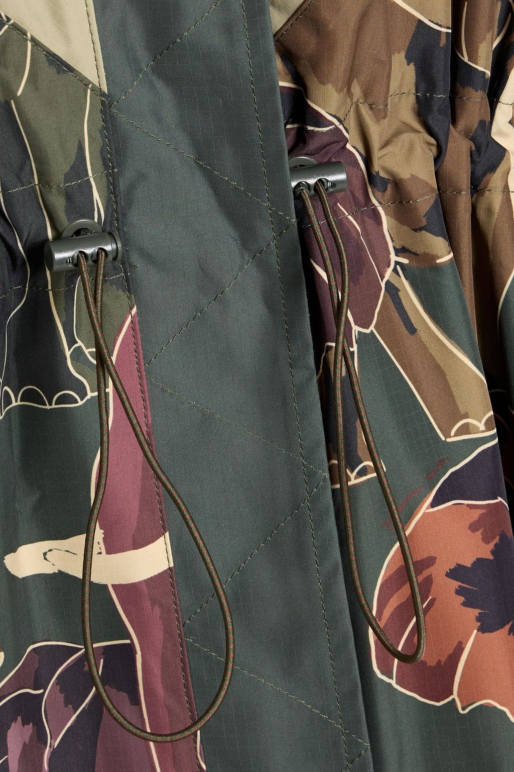 FARM RIO Printed shell raincoat