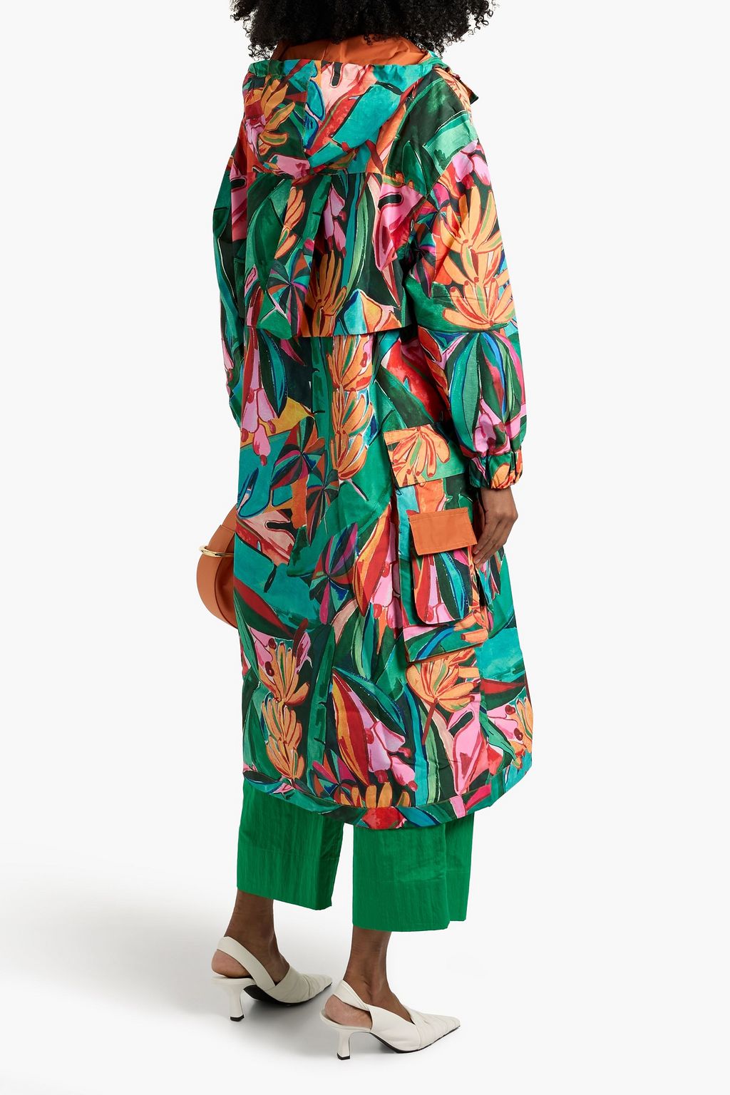 FARM RIO Printed shell raincoat