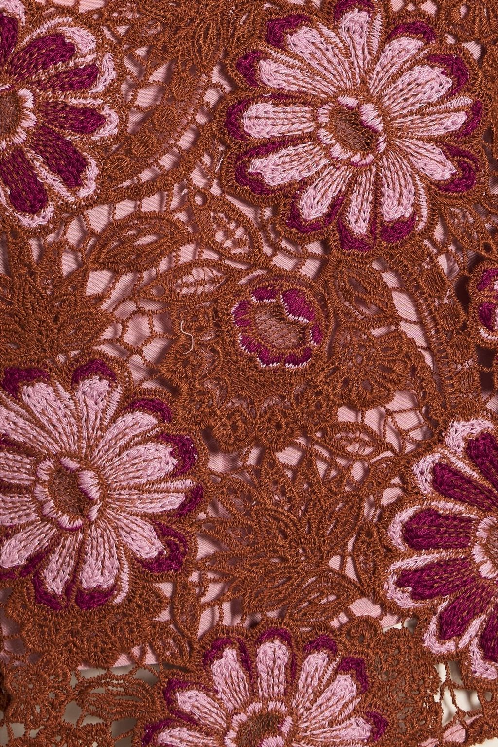 FARM RIO Guipure lace blouse