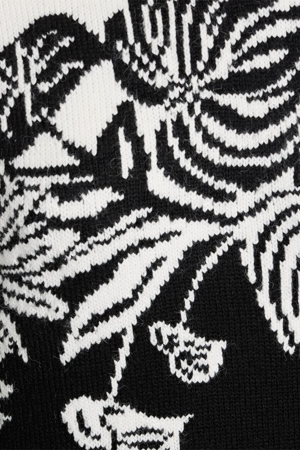 FARM RIO Intarsia-knit mini dress
