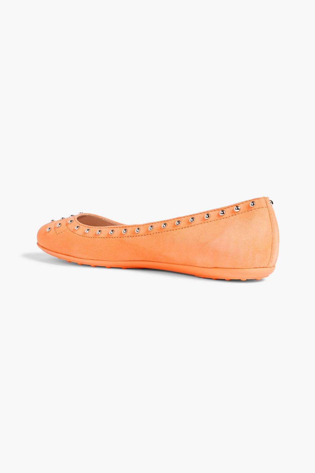 TOD'S Studded suede ballet flats