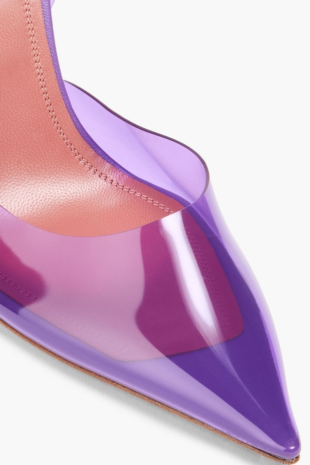 AMINA MUADDI Holli PVC slingback pumps