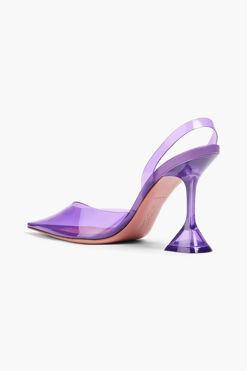 AMINA MUADDI Holli PVC slingback pumps