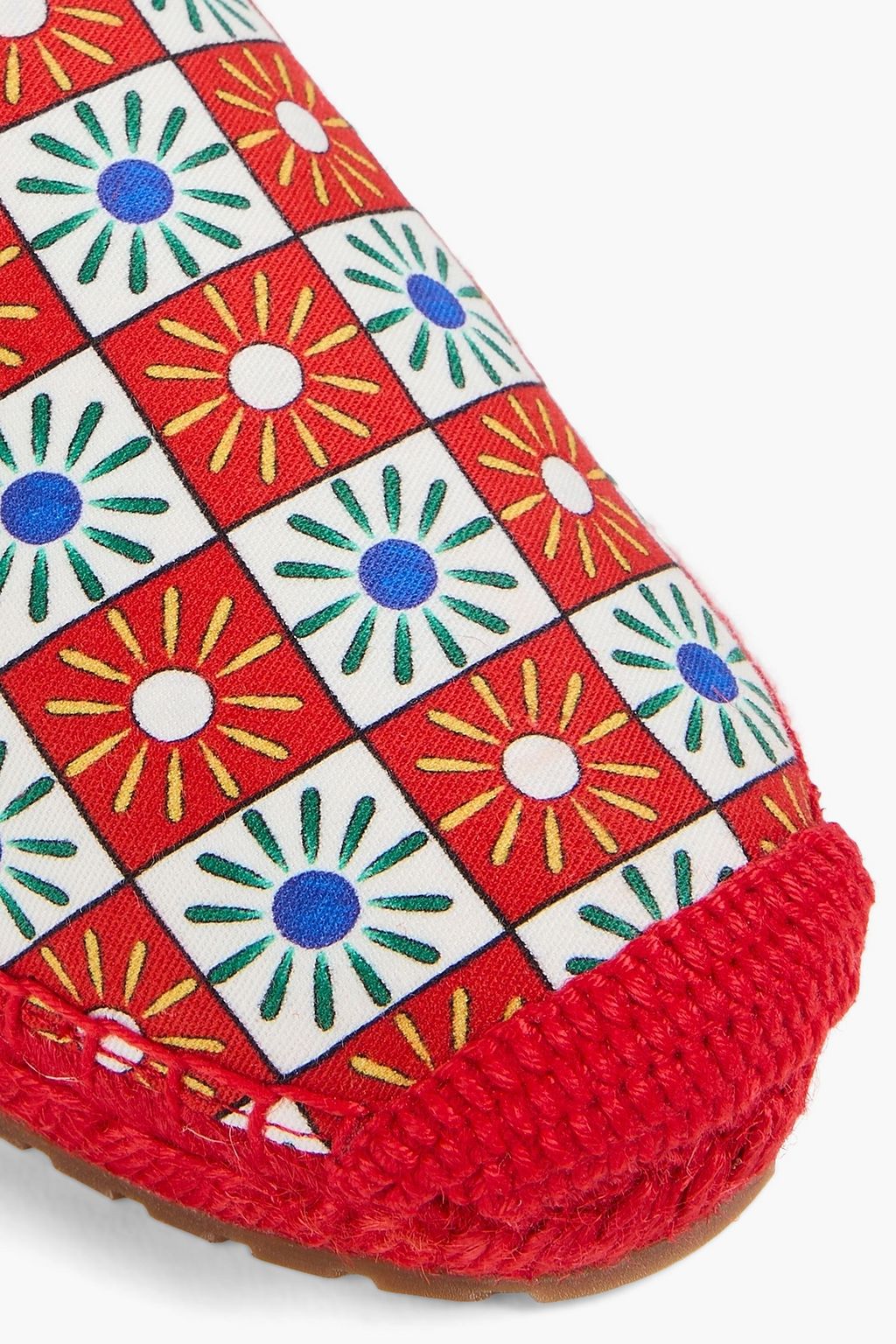 DOLCE&GABBANA حذاء إسبادريل من التويل بطبعات