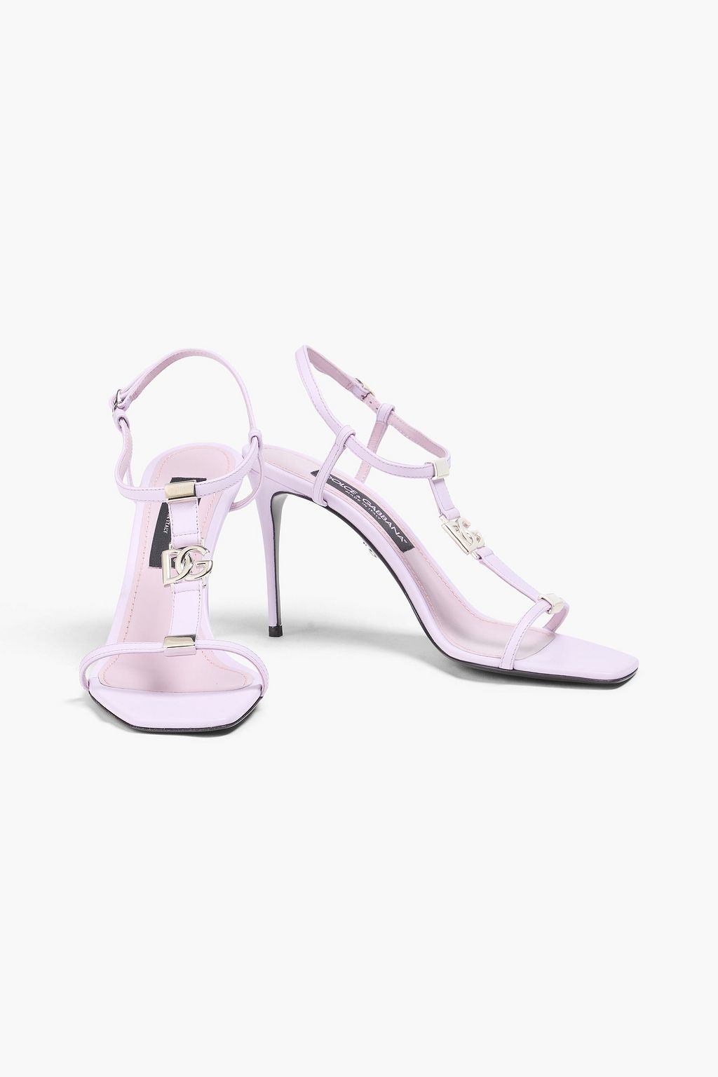 DOLCE&GABBANA Embellished leather sandals