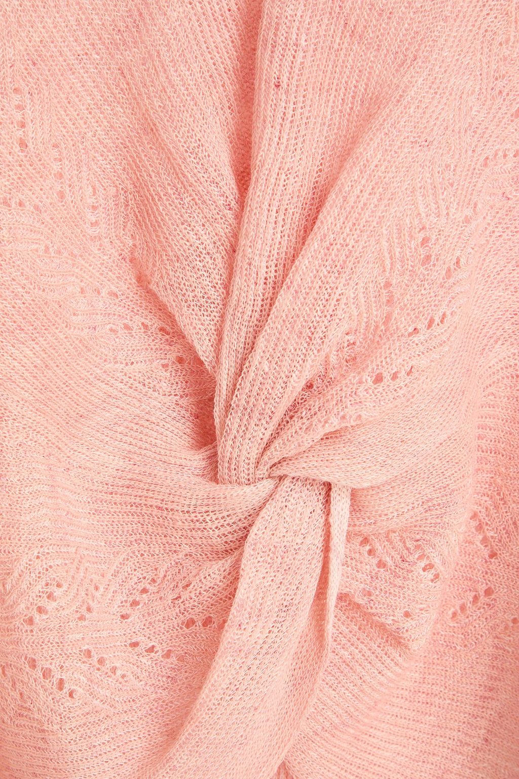 VERONICA BEARD Soren twisted linen-blend sweater