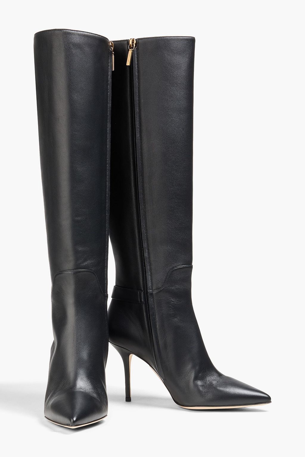 DOLCE&GABBANA Embellished leather knee boots
