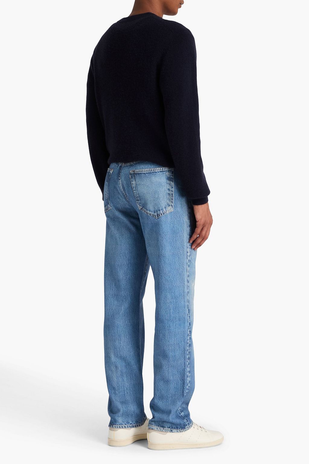 RAG & BONE Fit 4 Miramar denim-effect cotton-fleece pants