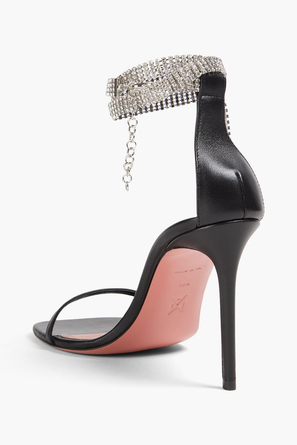 AMINA MUADDI Giorgia crystal-embellished leather sandals