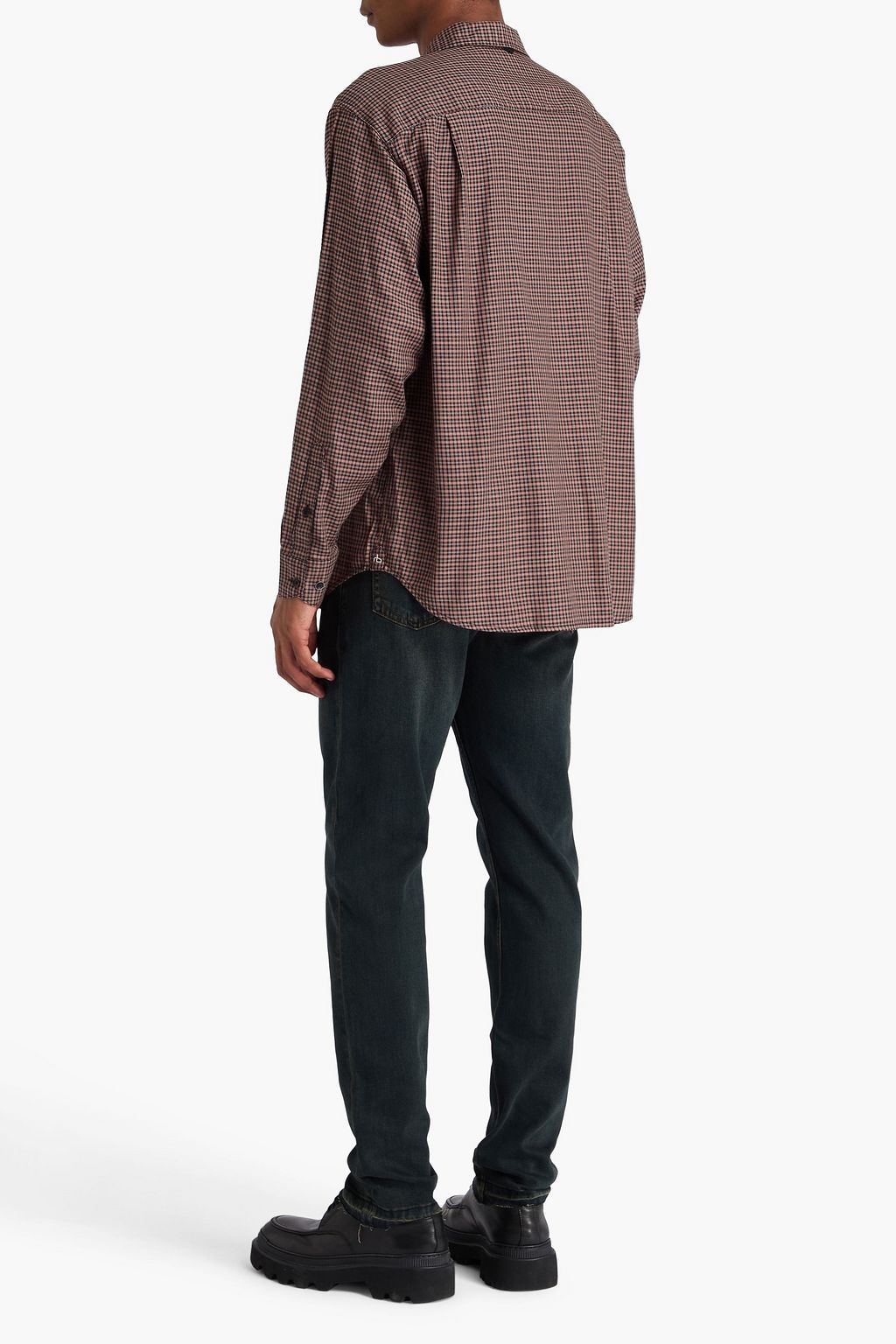 RAG & BONE Matthew checked cotton-blend flannel shirt