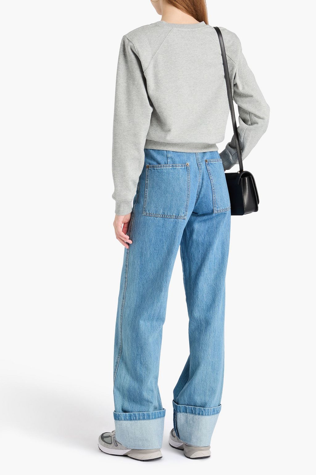 VERONICA BEARD Sweatshirt aus Frottee aus einer Baumwollmischung mit Print