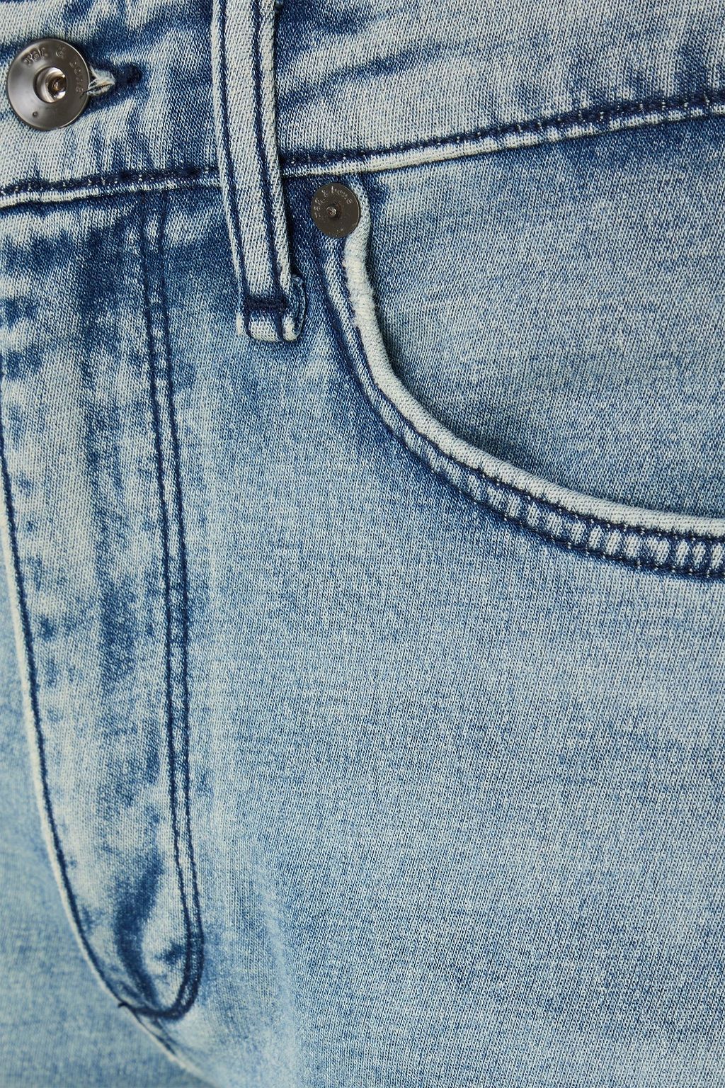 RAG & BONE Fit 2 faded denim-jersey jeans