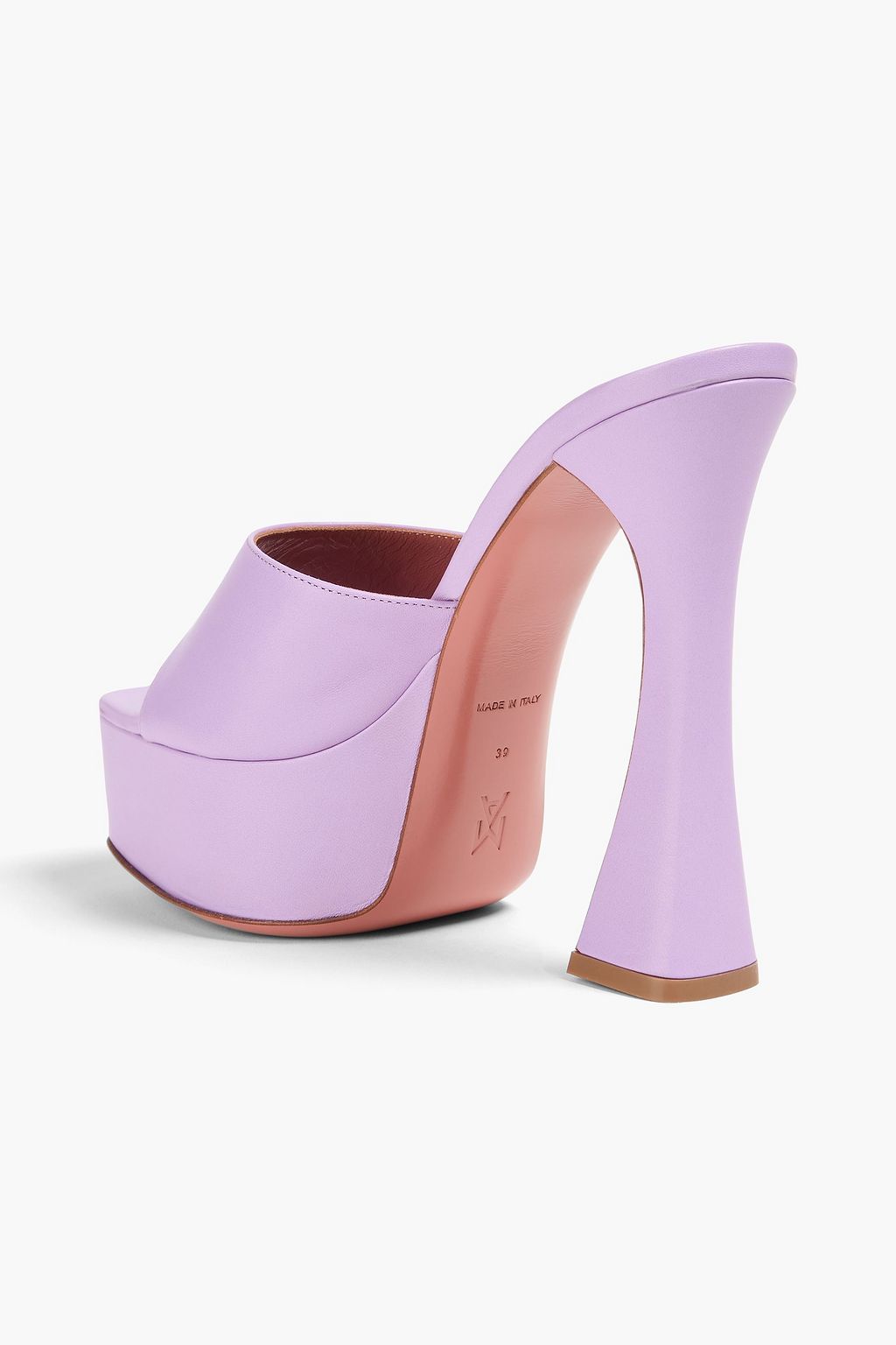 AMINA MUADDI Dalida leather platform mules