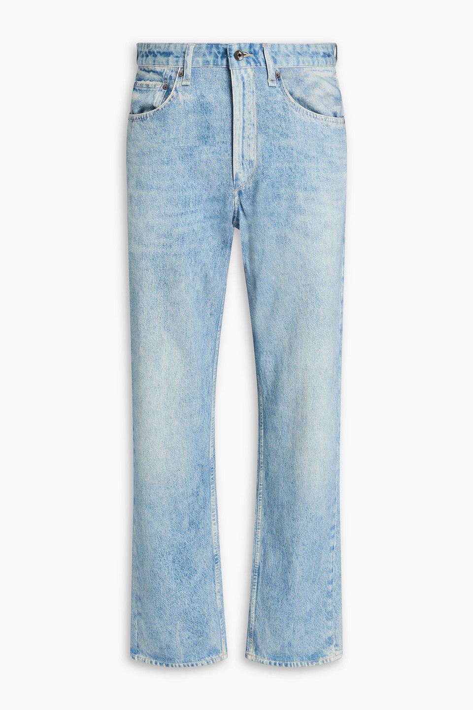 Rag & Bone Fit 4 Miramar Printed Cotton-fleece Pants In Blue