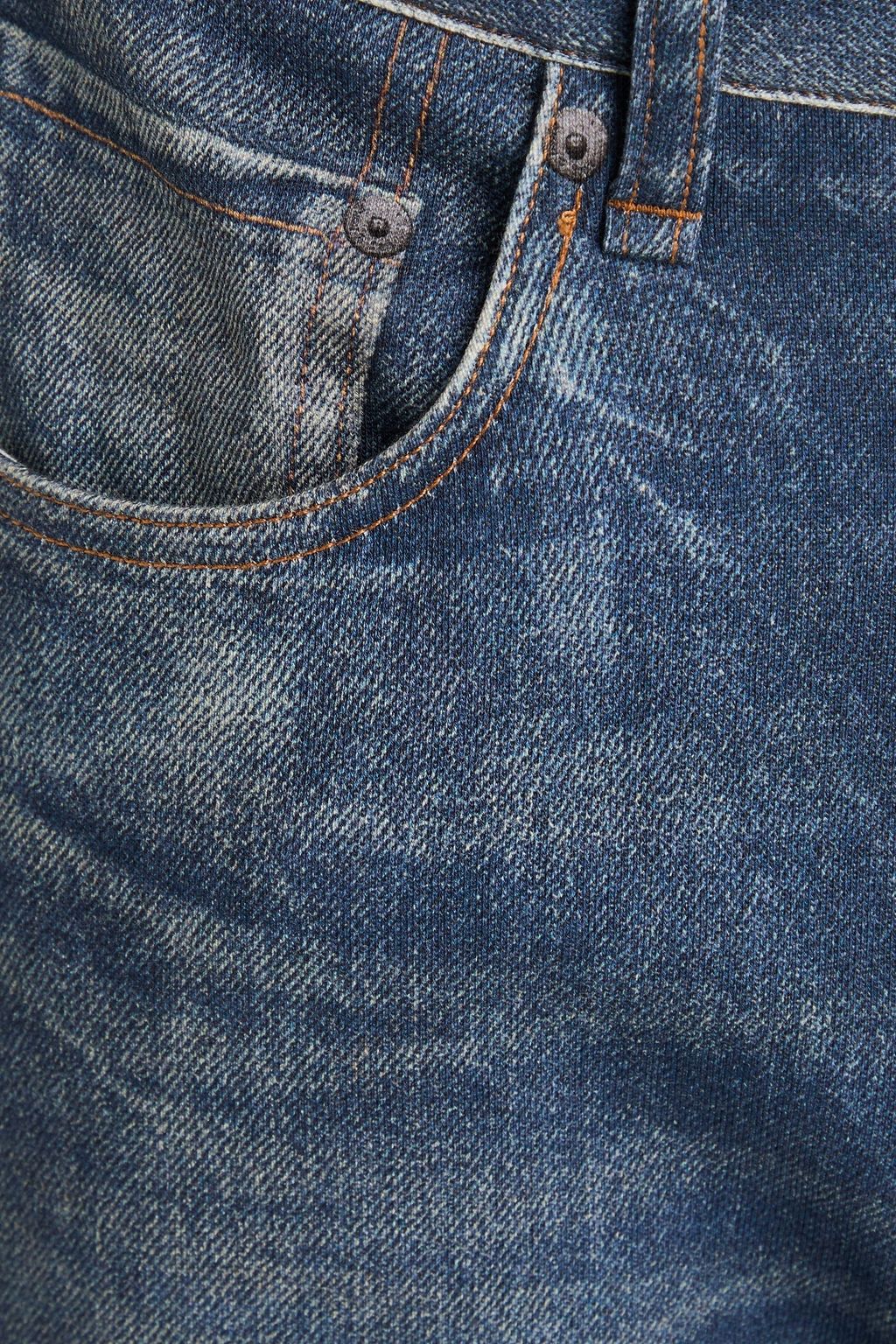 RAG & BONE Fit 4 Miramar denim-effect cotton-fleece pants