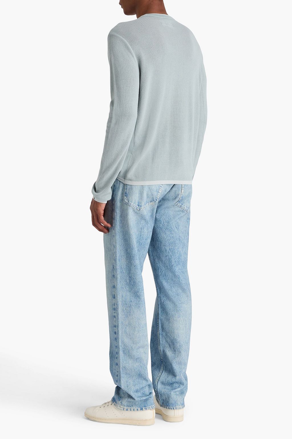 RAG & BONE Harvey ribbed cotton-blend sweater
