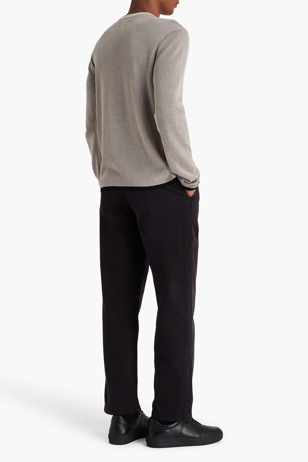 RAG & BONE Harvey ribbed cotton-blend sweater