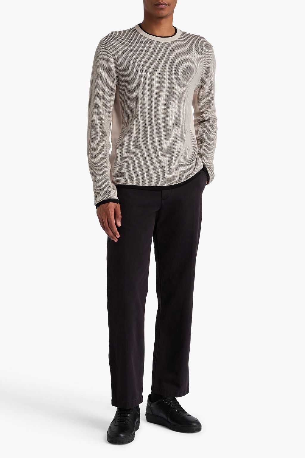 RAG & BONE Harvey ribbed cotton-blend sweater
