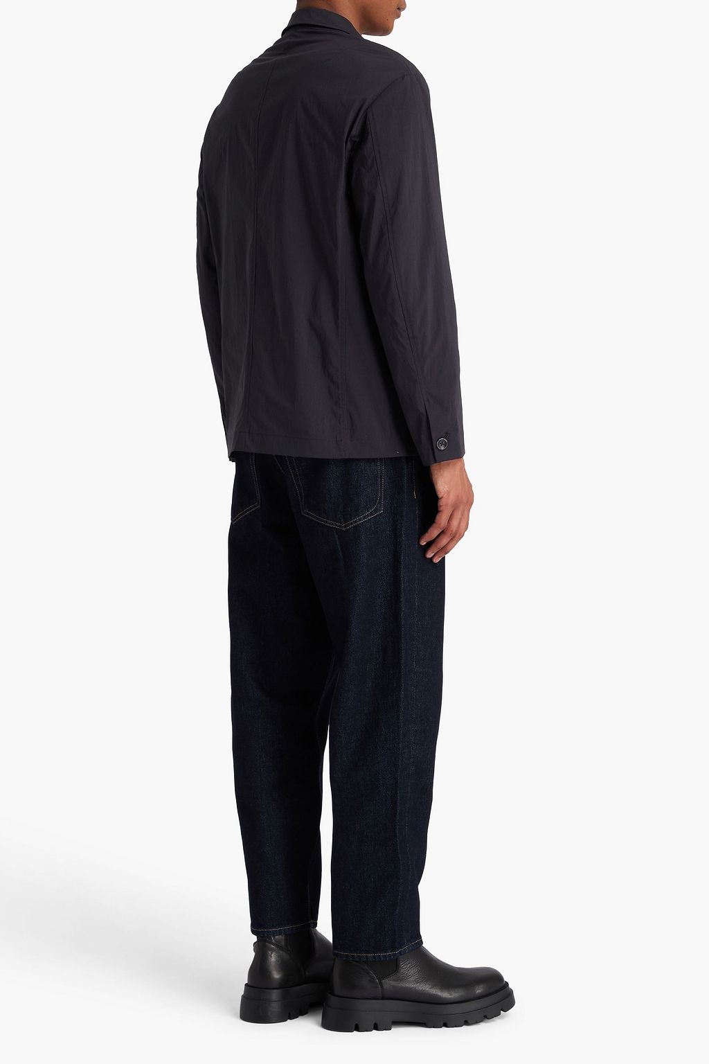 RAG & BONE Gramercy crinkled cotton-blend shell blazer