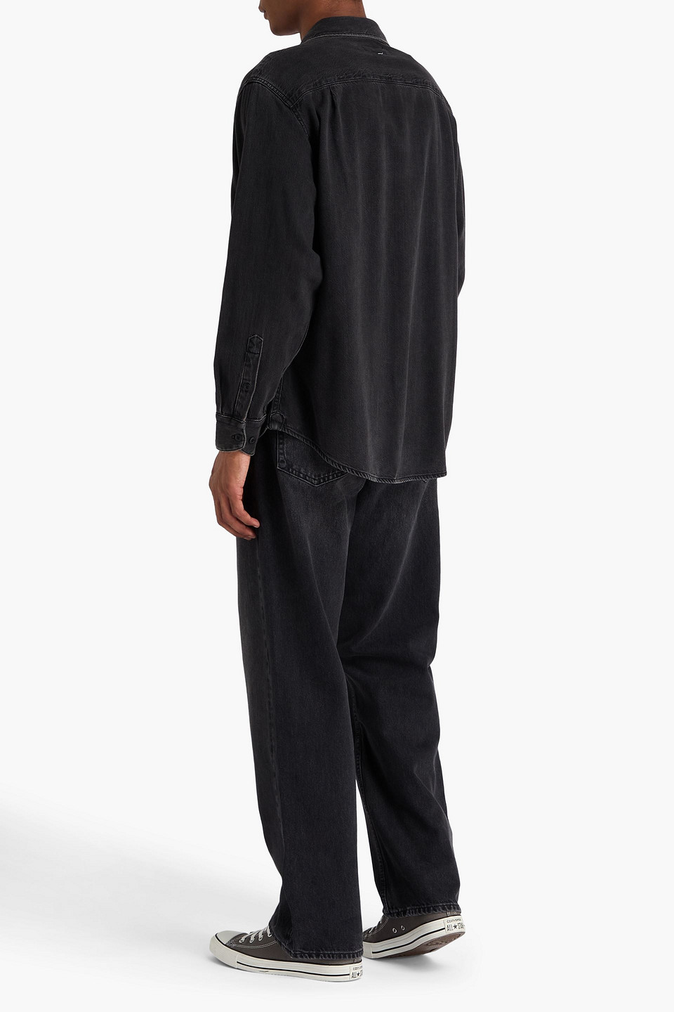  Rag & Bone - Matthew Denim Shirt - Black - L 