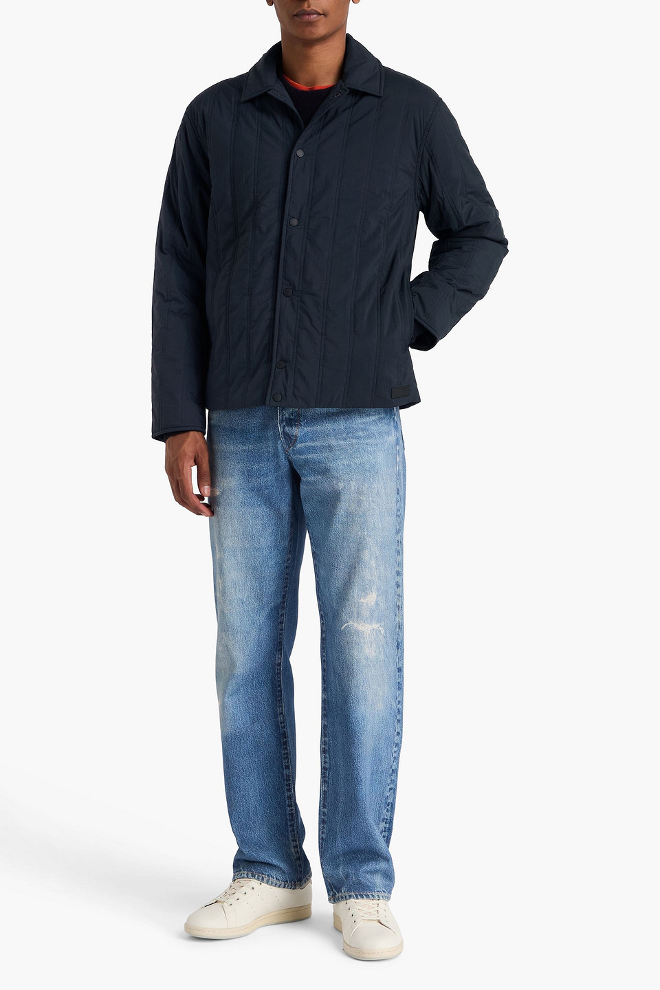 Rag & Bone Maxwell Quilted Shell Jacket In Blue