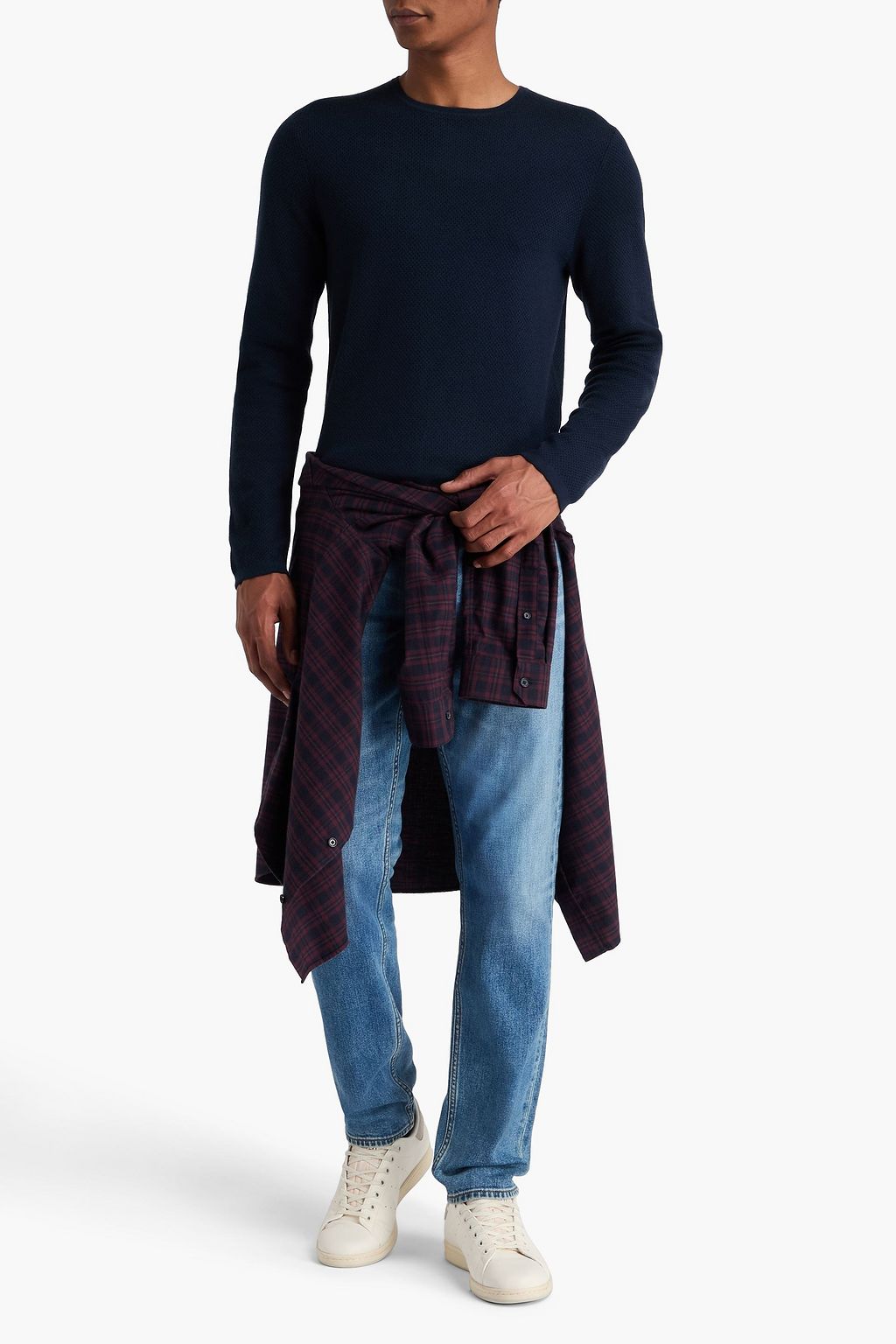RAG & BONE Bennet cotton and wool-blend sweater
