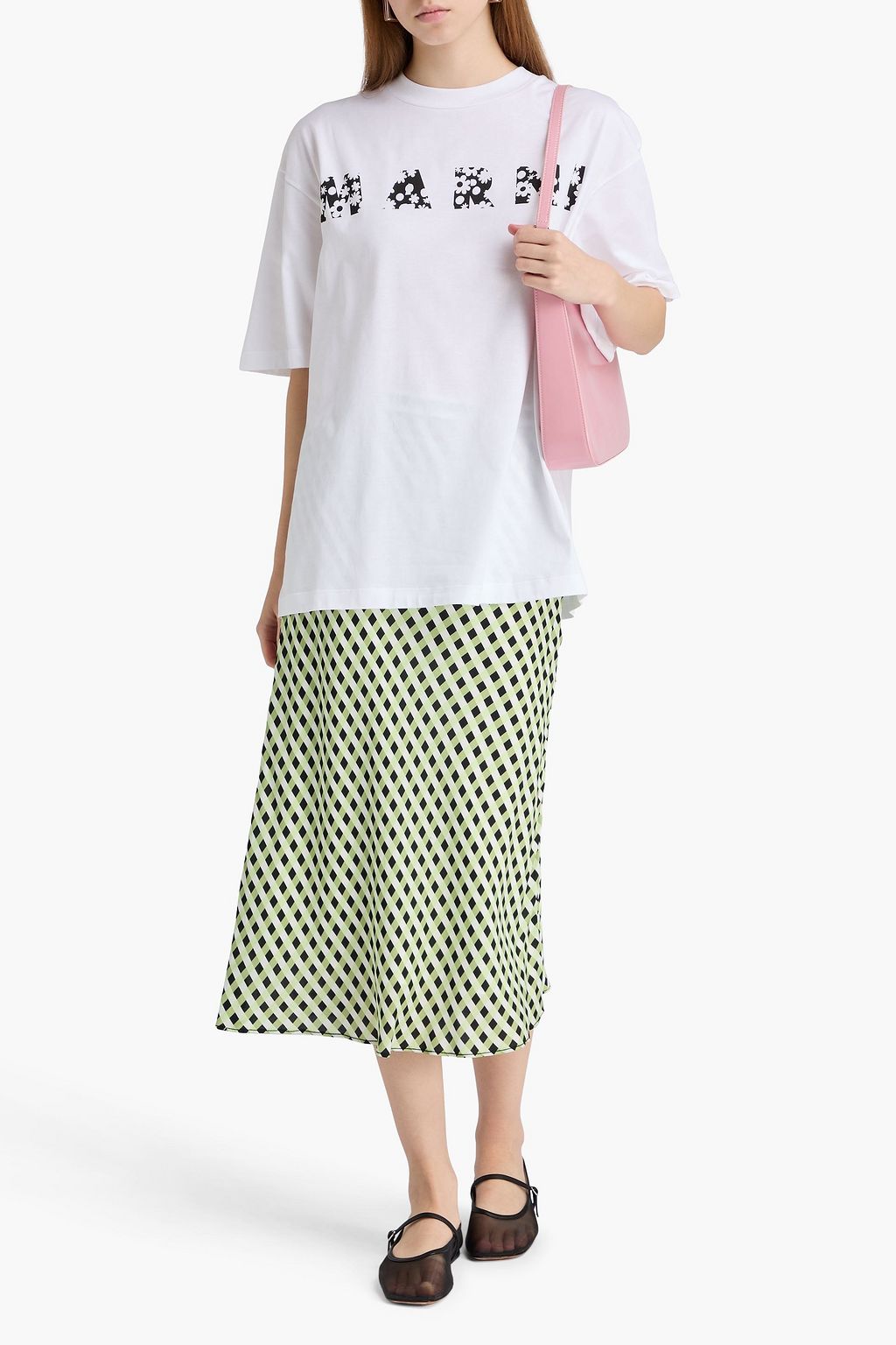 MARNI Printed cotton-jersey T-shirt