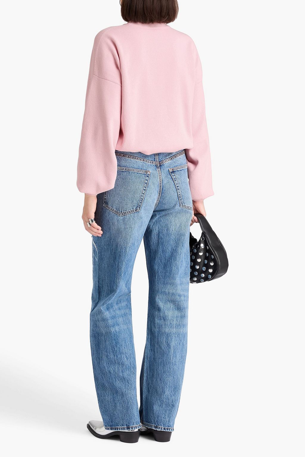 ALEXANDER WANG Embossed knitted sweater