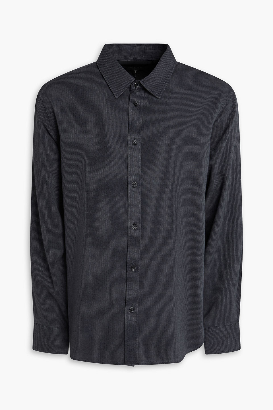 Rag & Bone Finch Cotton And Lyocell-blend Jacquard Shirt In Multi