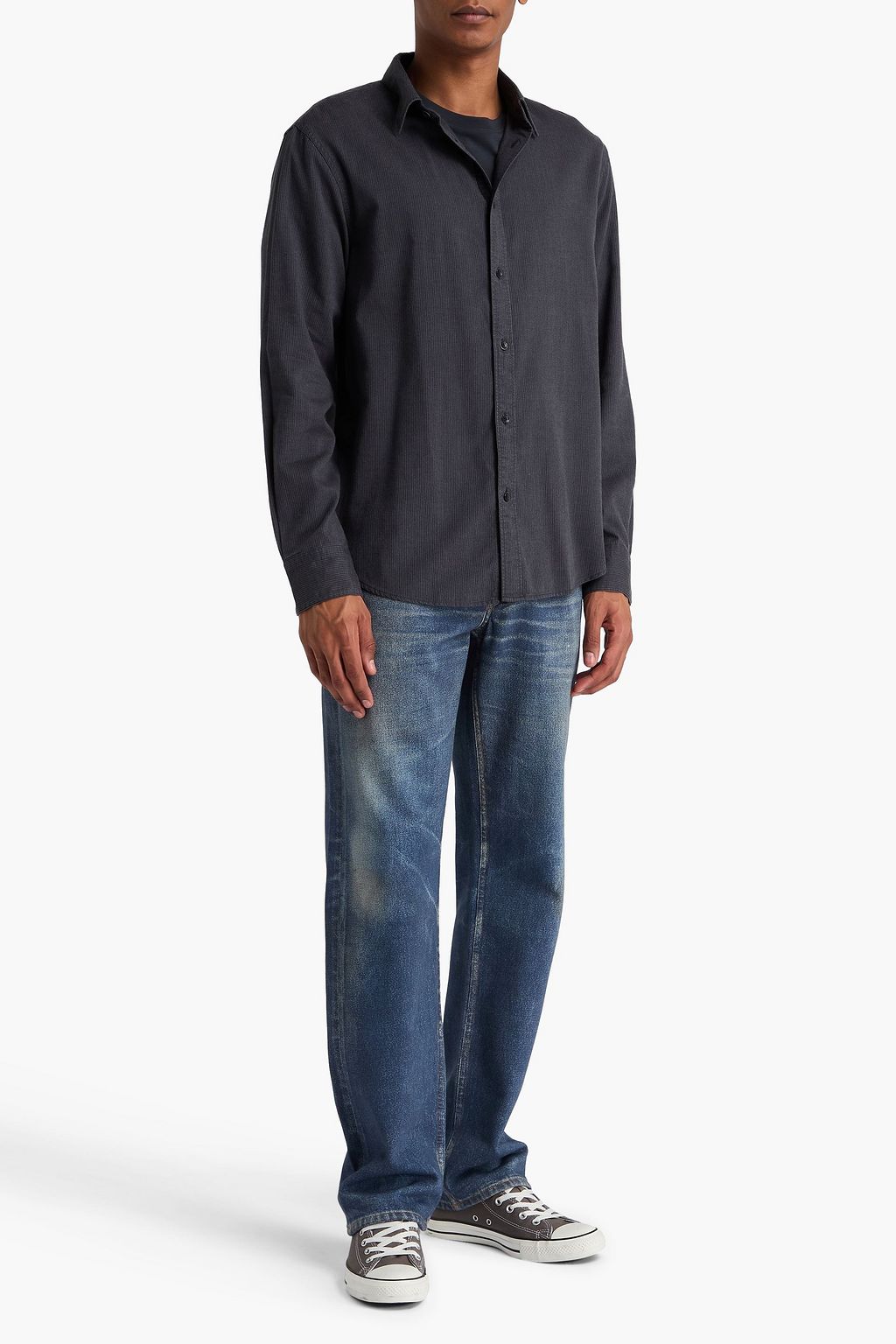 RAG & BONE Finch cotton and Lyocell-blend jacquard shirt