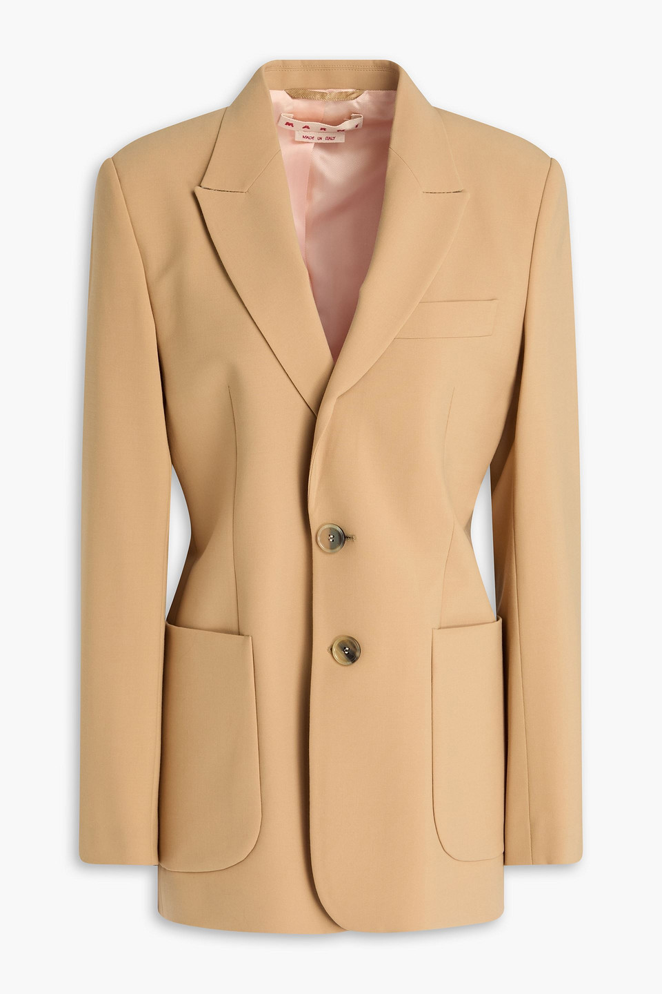 Marni Woven Blazer In Brown