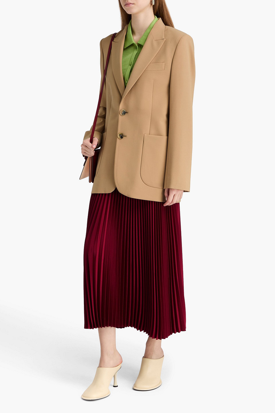 Marni Woven Blazer In Brown