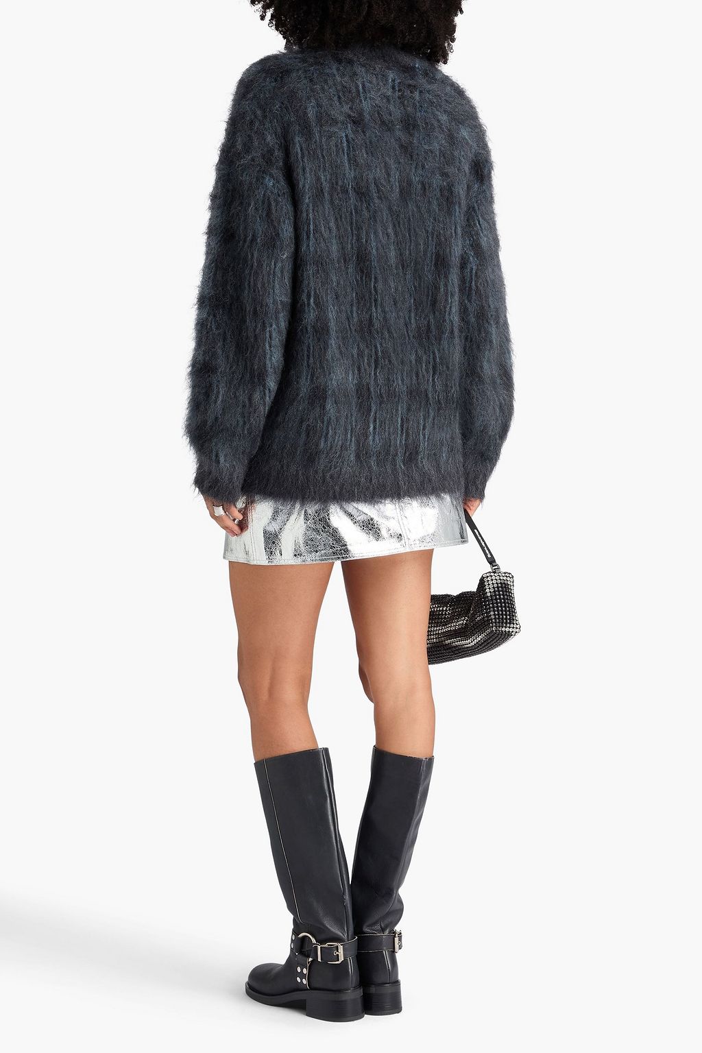 ALEXANDER WANG Brushed knitted sweater