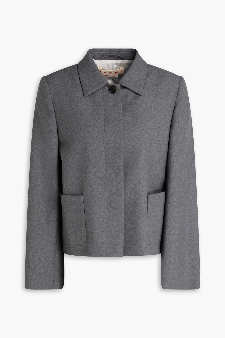 Marni Wool Jacket In Gray