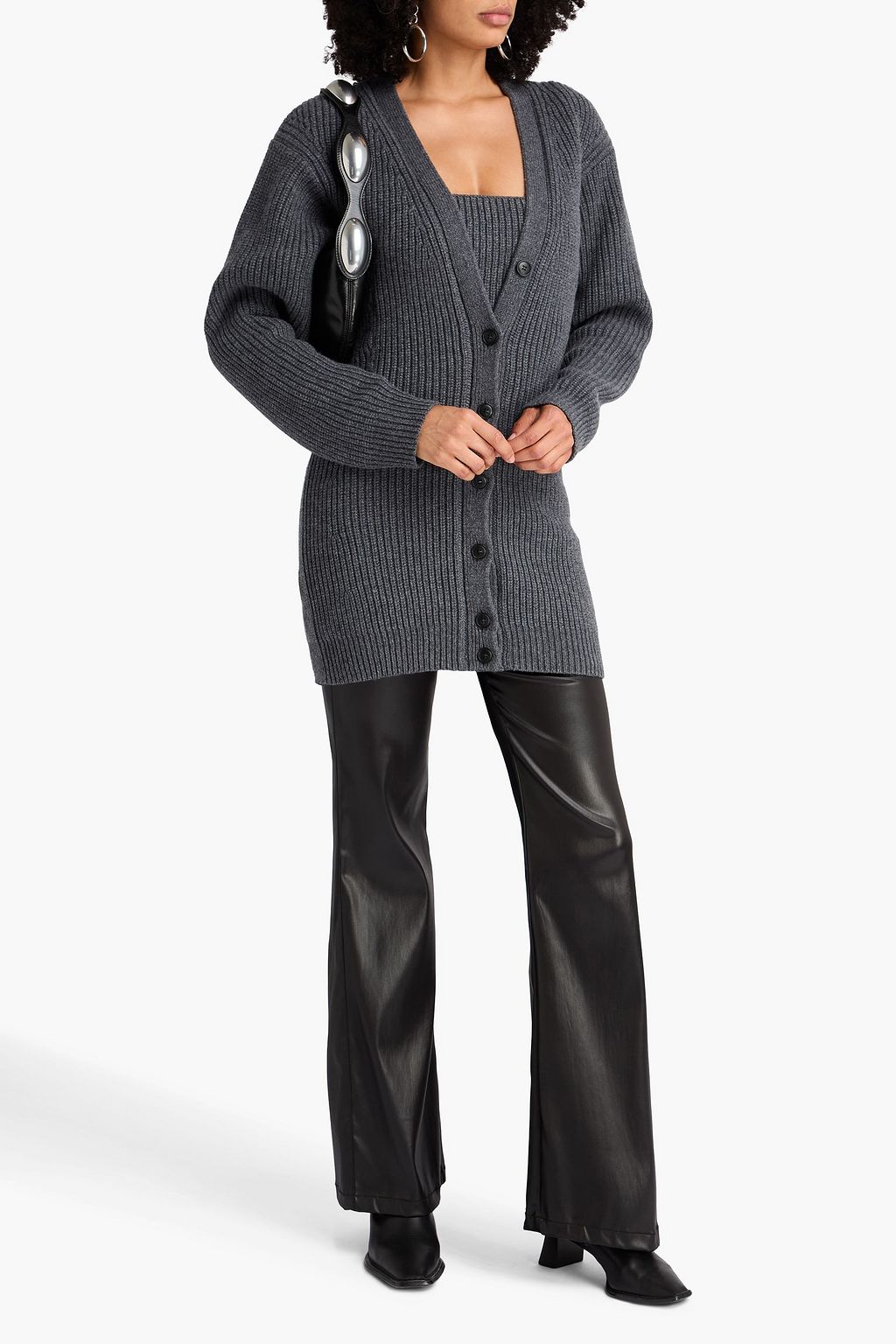 ALEXANDER WANG Wool-blend cardigan