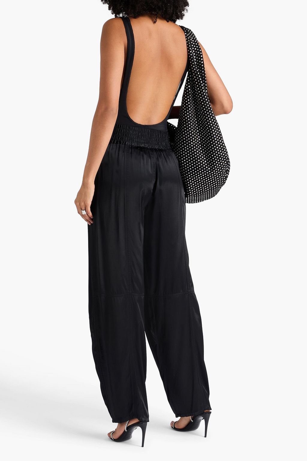 ALEXANDER WANG Satin tapered pants