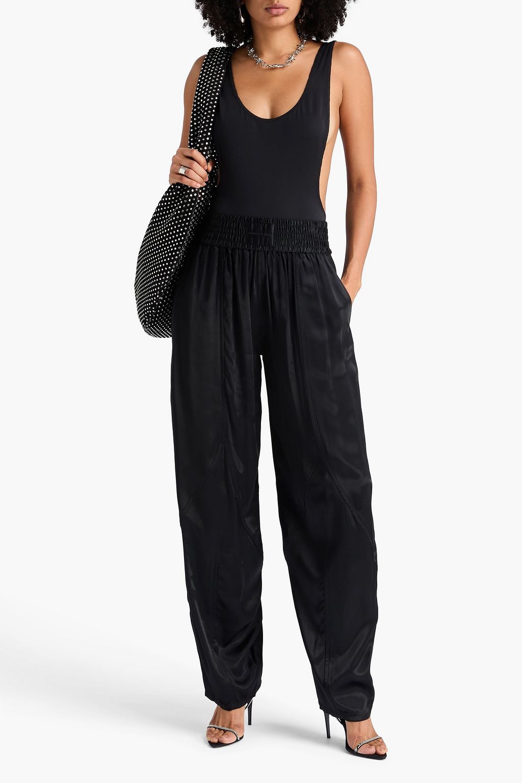 ALEXANDER WANG Satin tapered pants