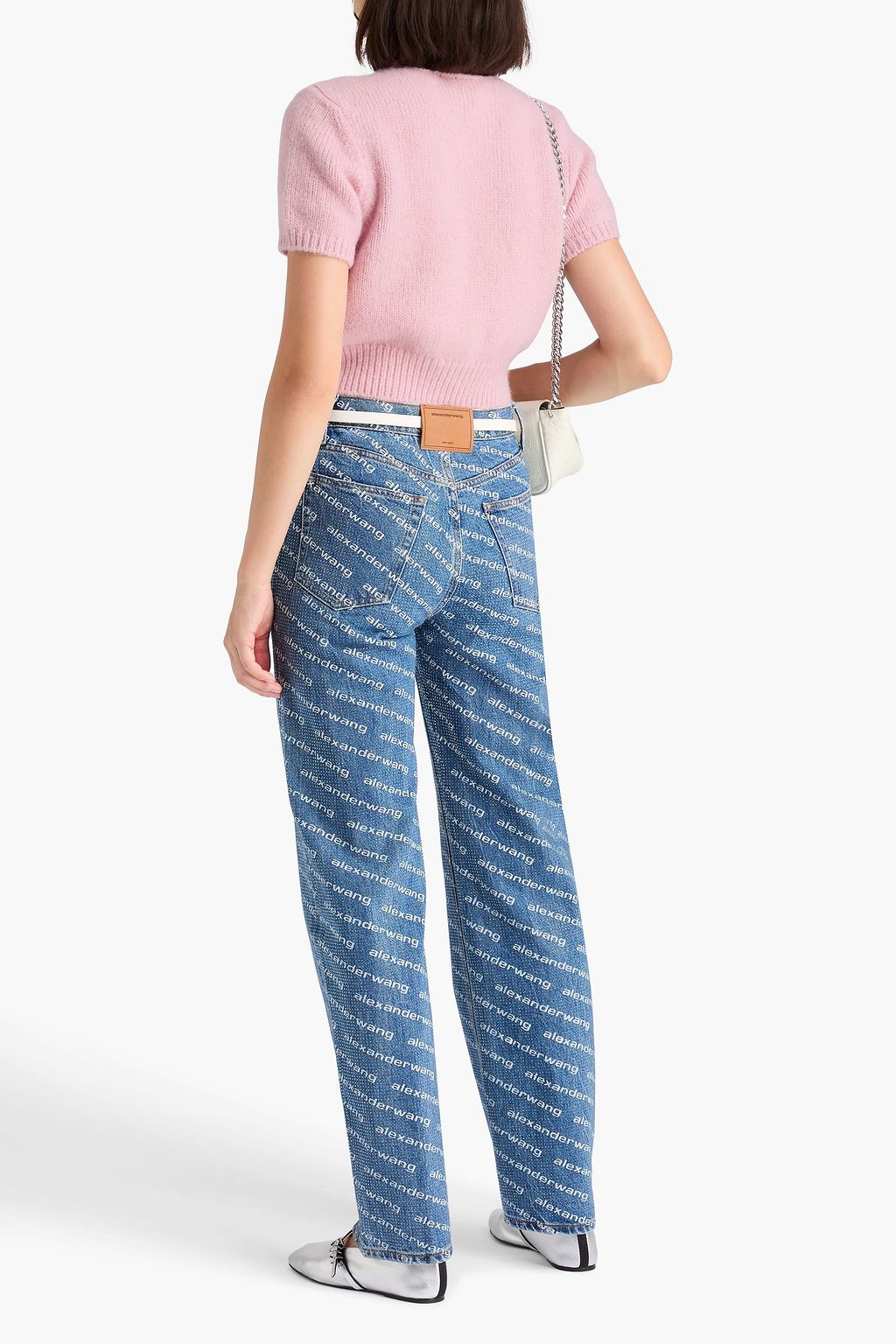 ALEXANDER WANG Cutout wool-blend top