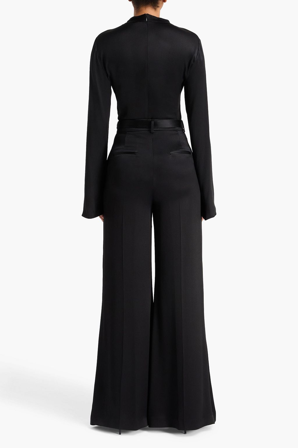 GABRIELA HEARST Mabon silk-satin wide-leg pants
