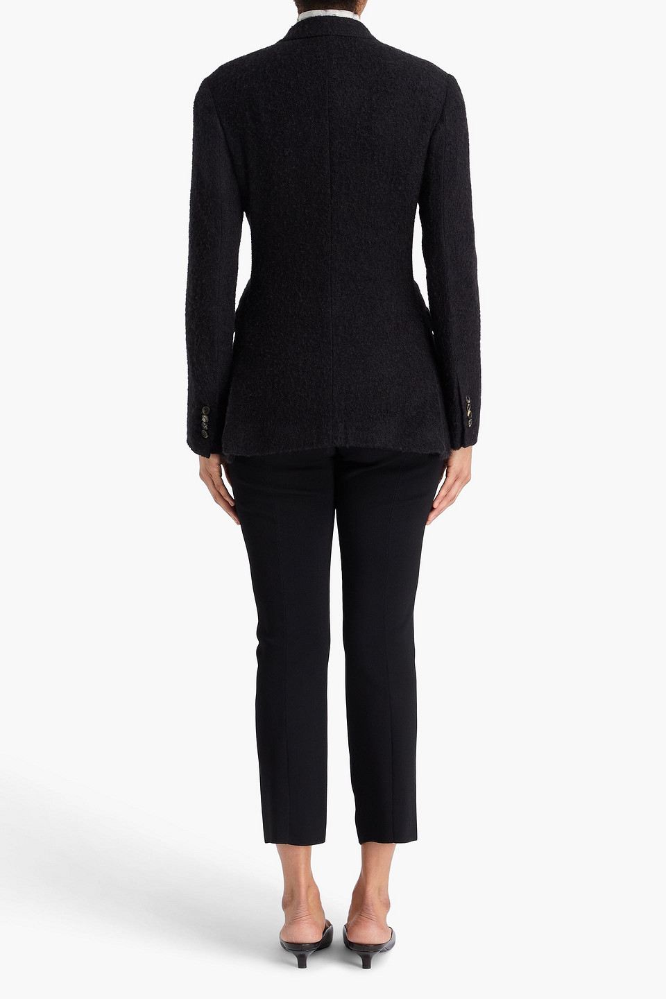  Gabriela Hearst - Doppelreihiger Blazer „amergin“ Aus Bouclé-tweed Aus Einer Seiden-wollmischung - Schwarz - It 38 