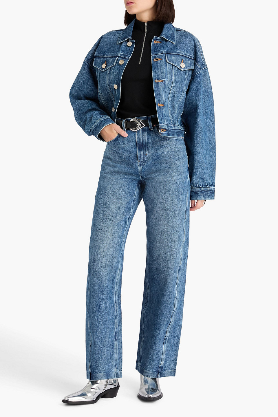  Alexander Wang - Denim Jacket - Blue - Xs 