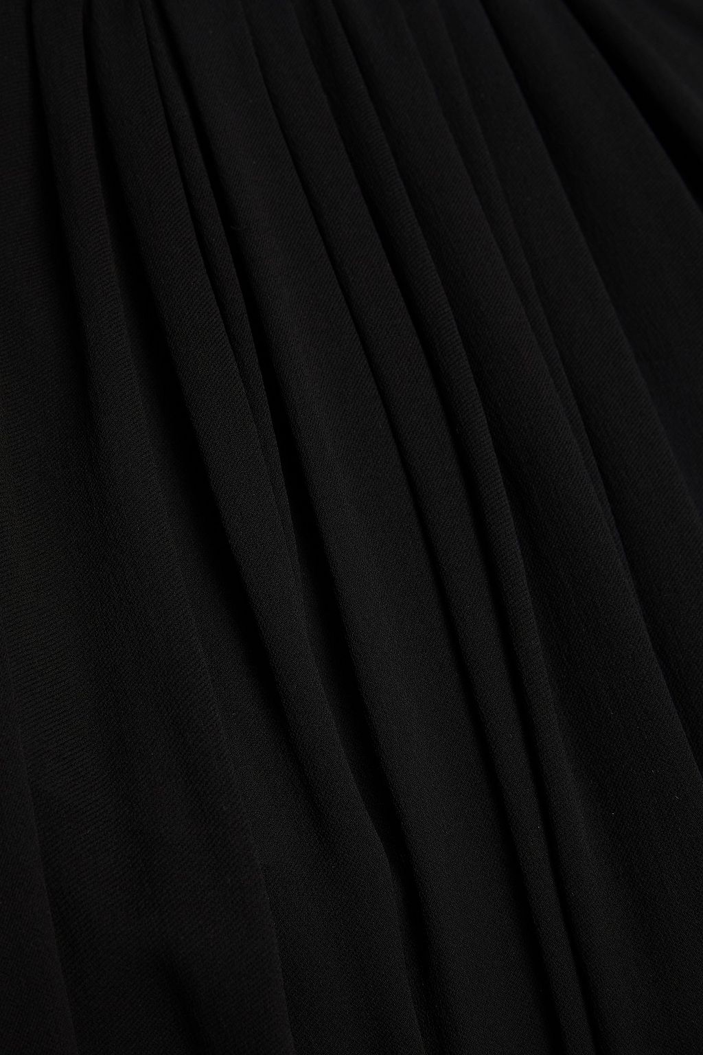 GABRIELA HEARST シルククレープ ミディワンピース ベルト付き